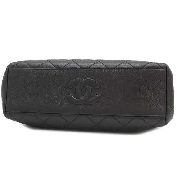 シャネル CHANEL ハンドバッグ マトラッセ がま口 チェーン キャビア  