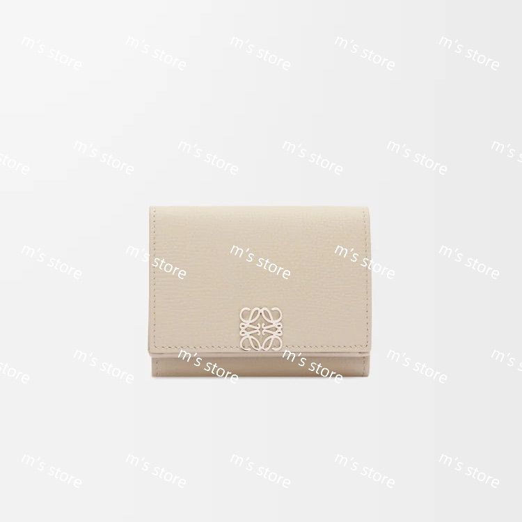 LOEWE ロエベ アナグラム トライフォールド ウォレット 財布 ライトゴースト