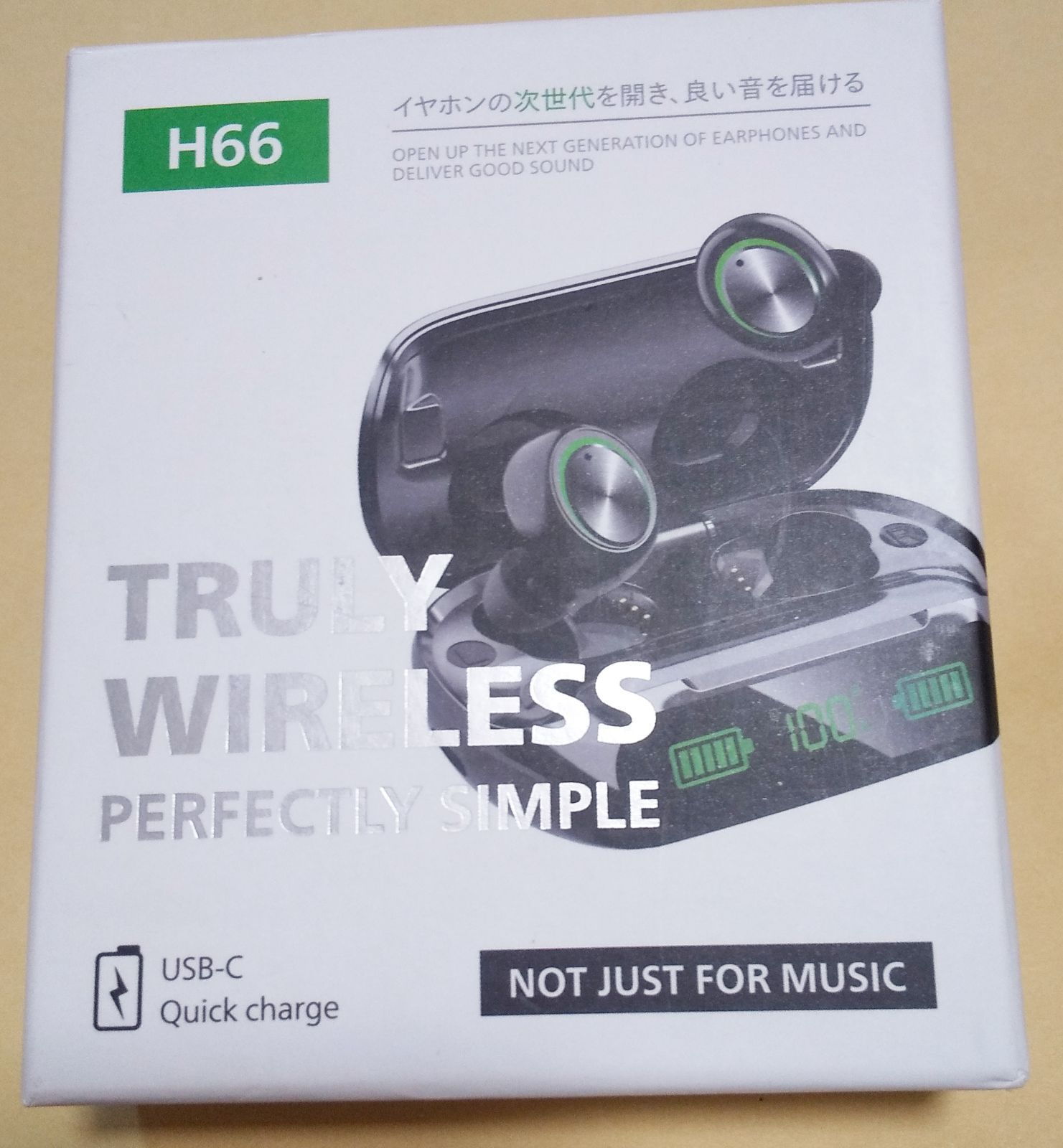 TRULY WIRELESS PERFECTLY SIMPLE（H66） - イヤホン