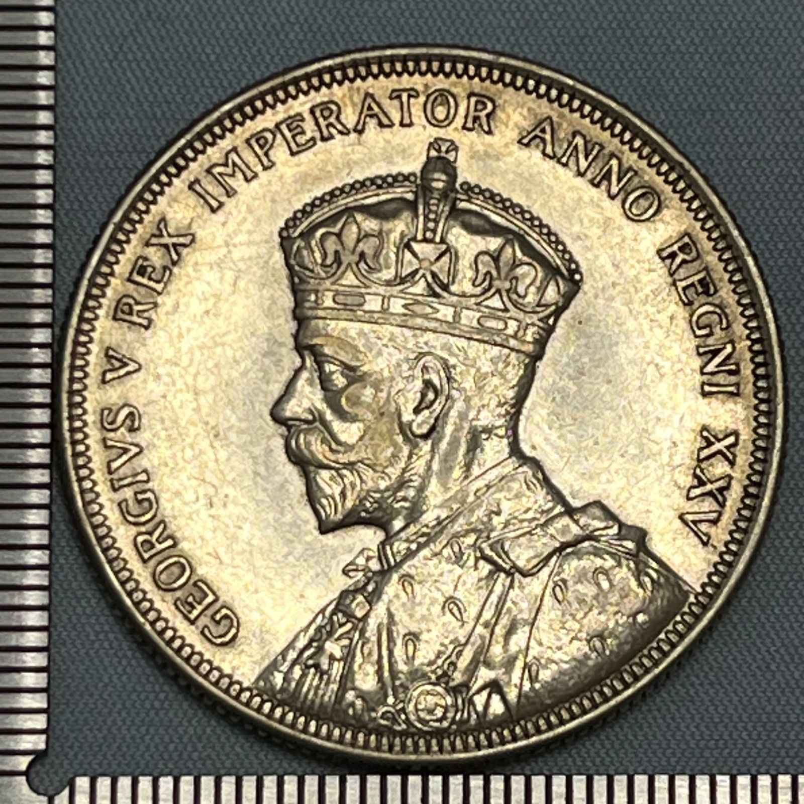 銀貨】1935年 カナダ 1ドル銀貨／ジョージ5世戴冠25周年記念 “Voyageur