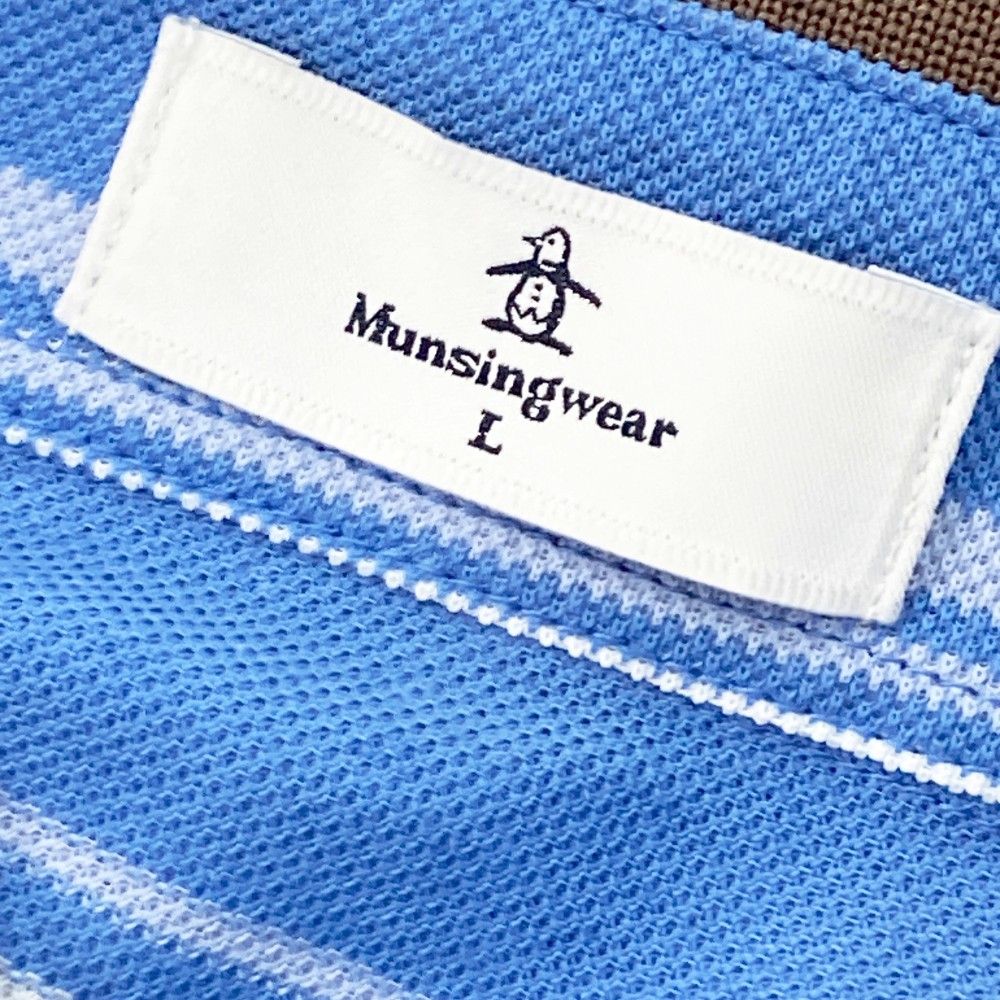 サイズ：L MUNSING WEAR マンシングウェア 2024年 ワンピース ブルー系