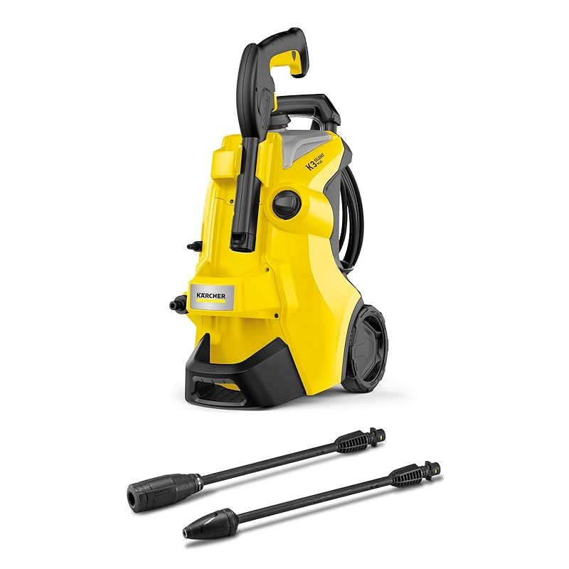 ケルヒャー Karcher 高圧洗浄機 K3サイレントプラス パワフル 静音機能 高性能 簡単接続 付属品充実 ハイパワーなノズル タイヤ 伸縮ハンドル 洗車 ベランダ 花粉除去効果 黄砂 泥 60Hz 1.603-201.0