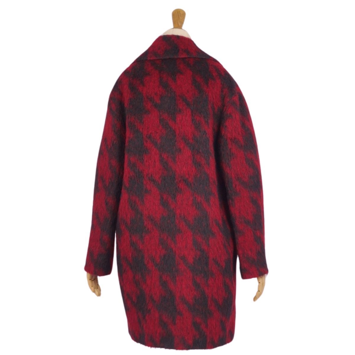 未使用 タリアトーレ TAGLIATORE コート ロングコート 千鳥格子 コッ