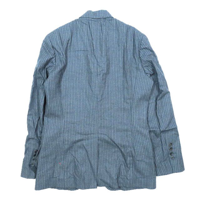 ジョンガリアーノ テイラードジャケット ガリアーノグレー ストライプ