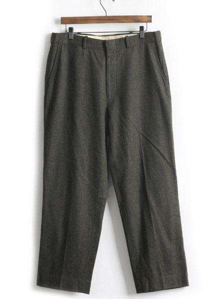 90s ポロ ラルフローレン ウール スラックス パンツ 34 オリーブ