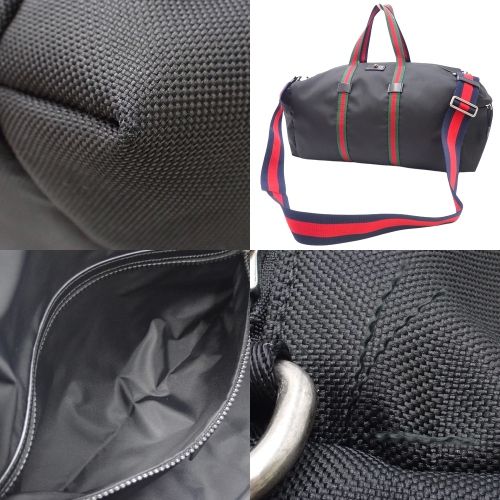 GUCCI(グッチ) ウェブライン シェリーライン ダッフルバッグ ボストン