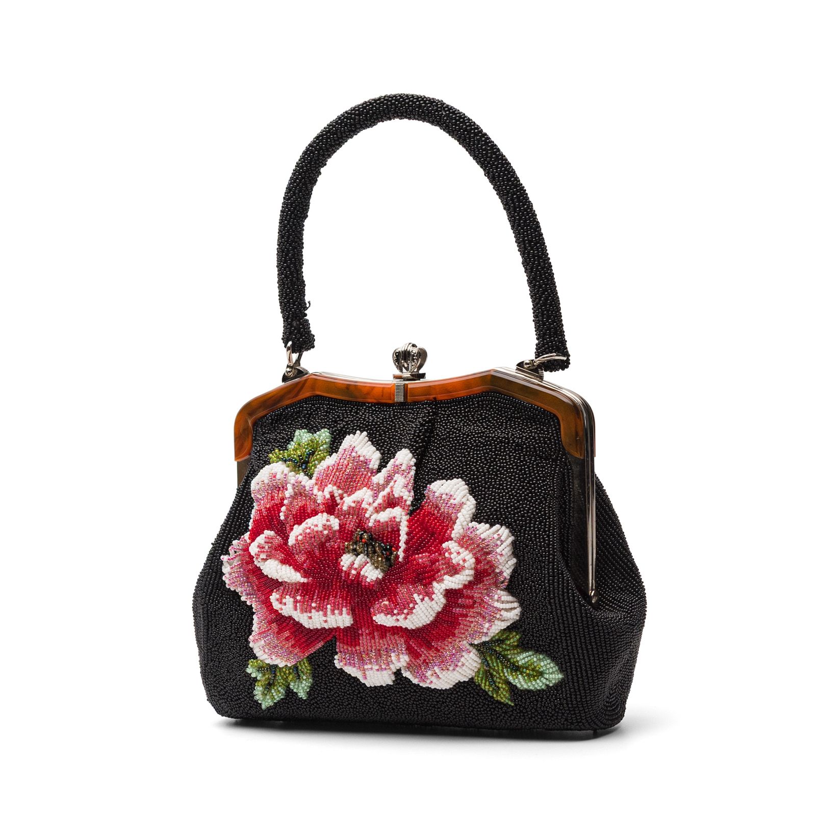 ヴィンテージ ビースバッグ 大輪花