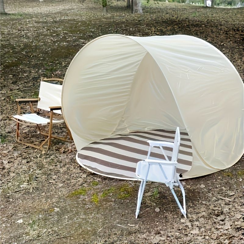 自動即時ポップアップサンシェルター ポータブルビーチテント 防水なし UV保護 簡単なクロージャーシステム コンパクトなキャリー MERCADOAVALIA_COM_BR