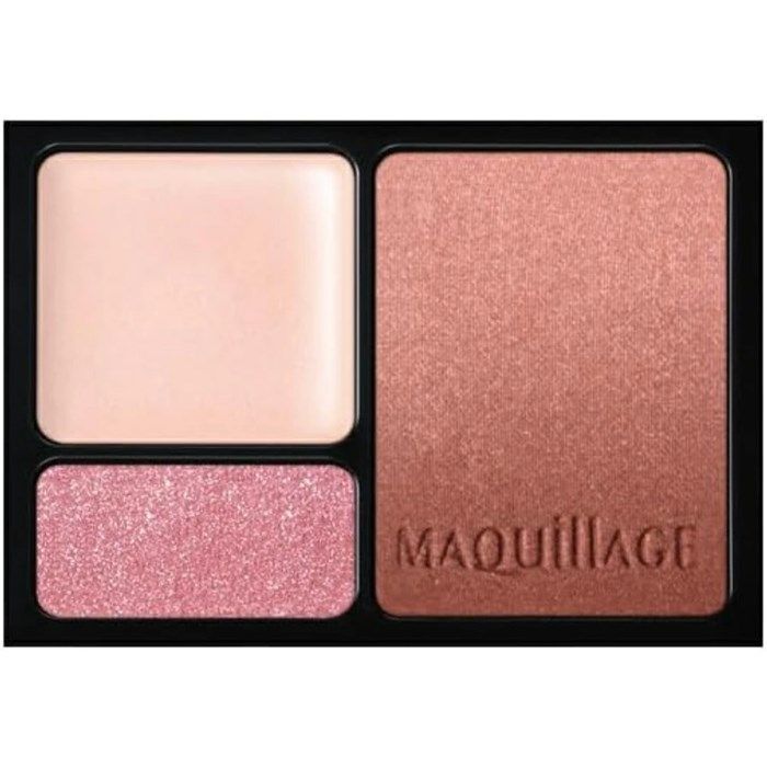 マキアージュ アイシャドウ ドラマティックスタイリングアイズＳ RD332 パウダータイプ アイメイク パレット デカ目 ピンク 資生堂 メイク 化粧品 4g ×3個