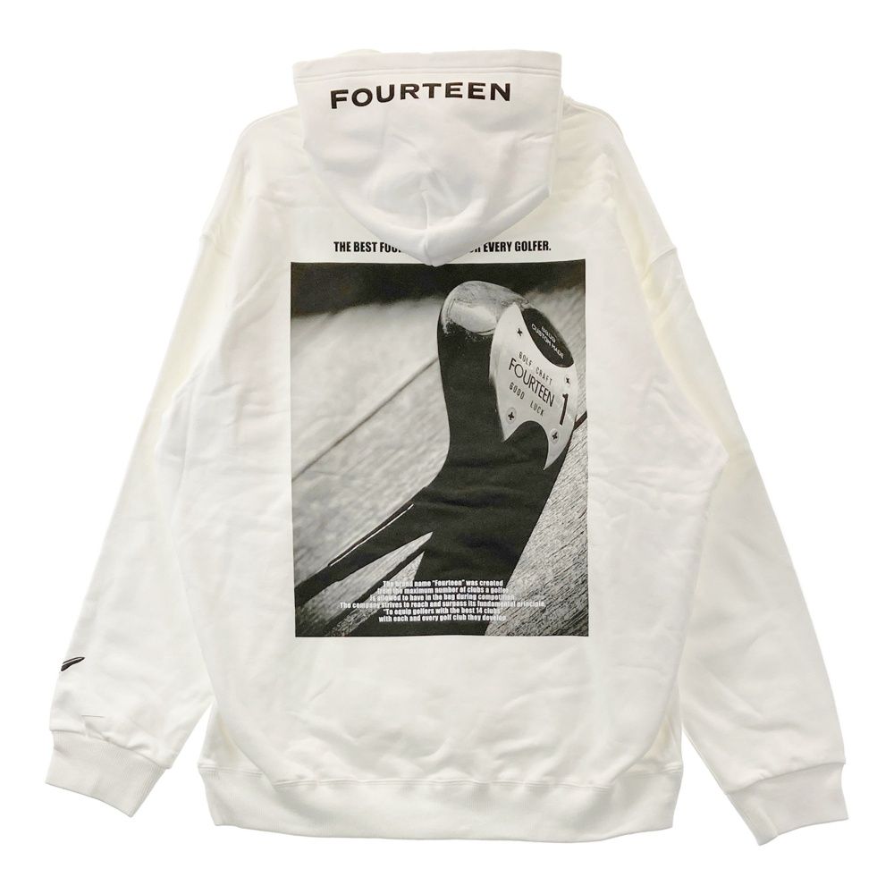 サイズ L FOURTEEN フォーティーン パーカー プルオーバー ホワイト系 240101524778 ゴルフウェア メンズ ストスト