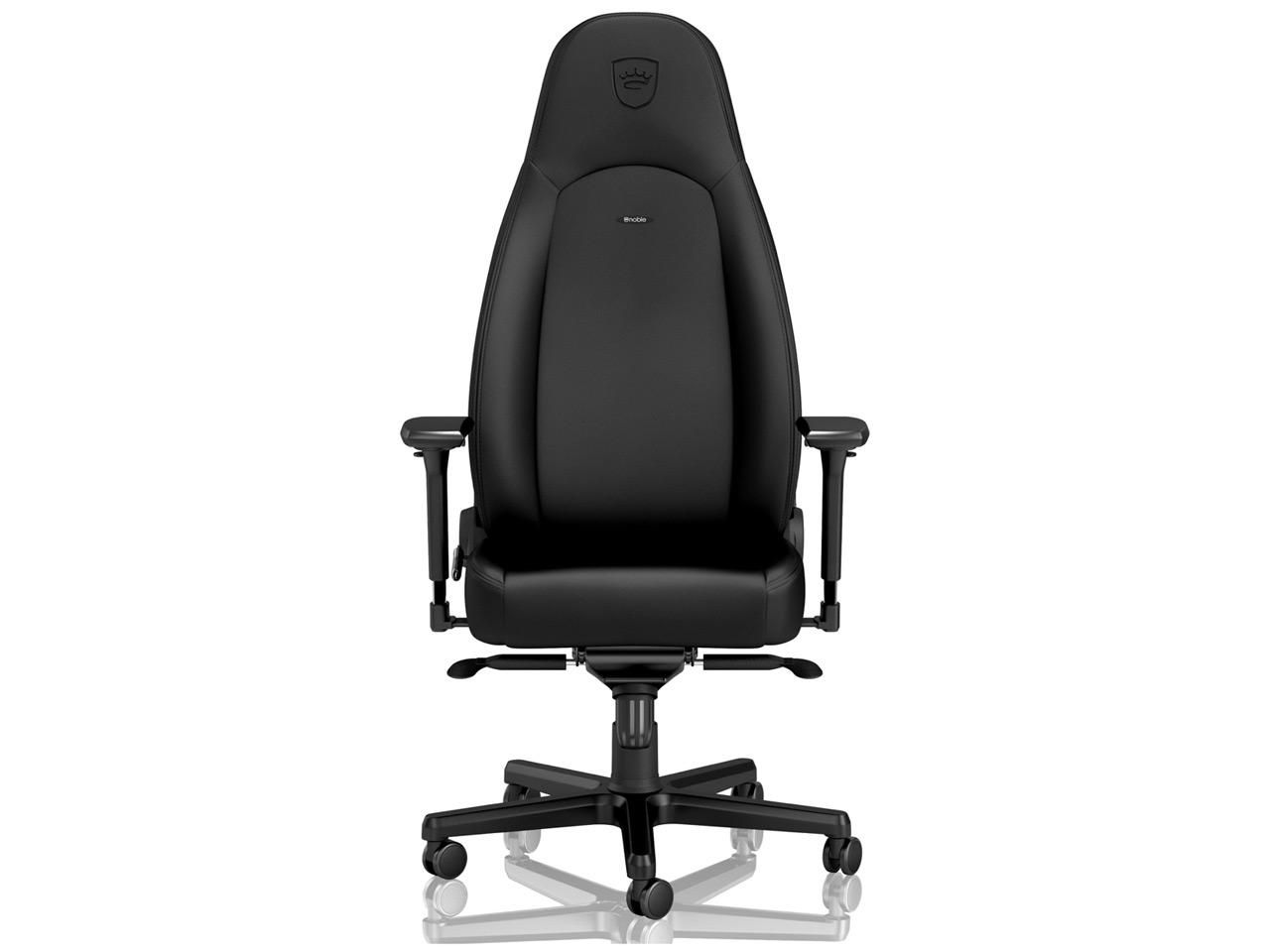 4営業日で発送 noblechairs NBLICNPUBEDSGL NBL-ICN-PU-BED-SGL ゲーミングチェア ICON - BLACK EDITION マットブラック
