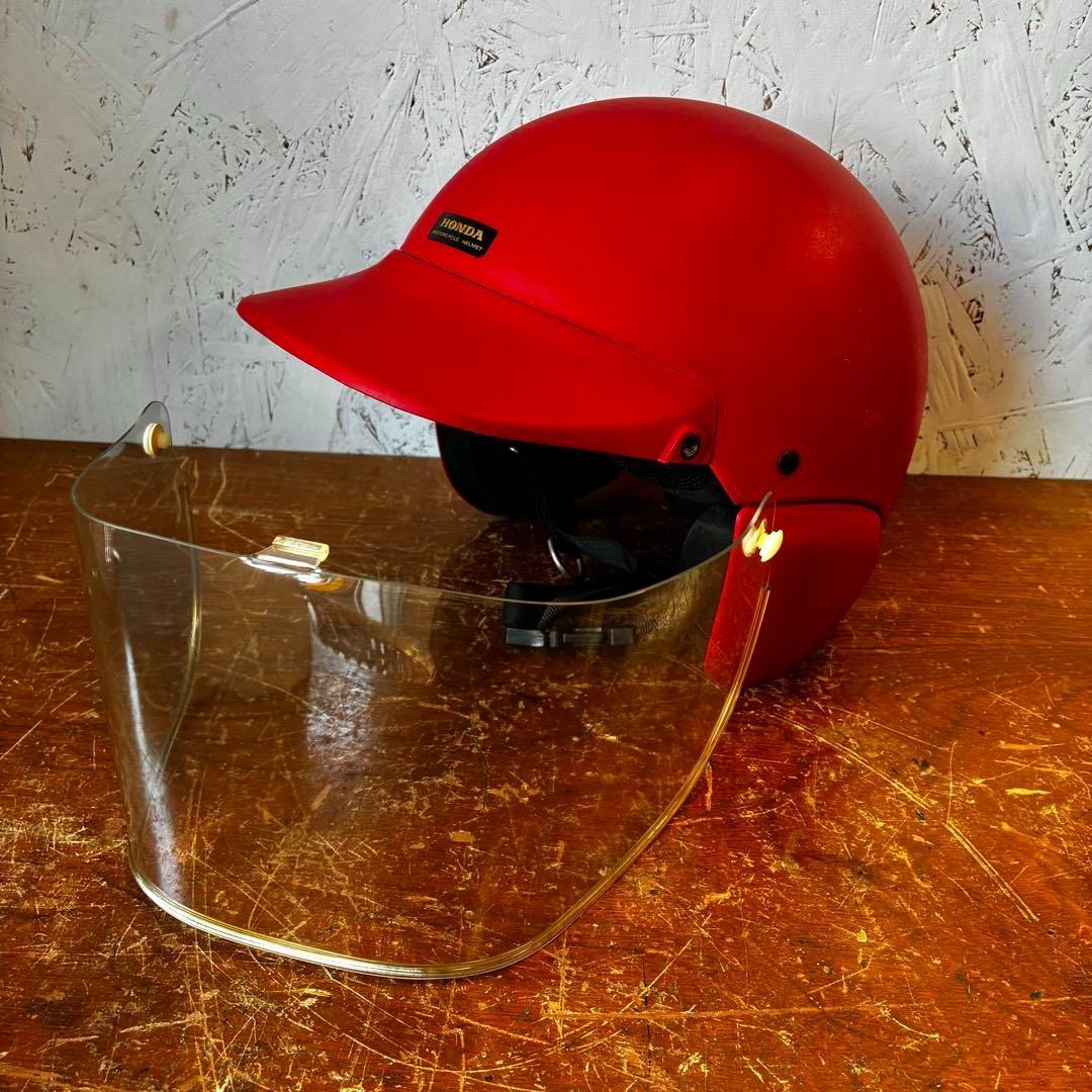HONDA 小型バイク用 ヘルメット PT-F33 Mサイズ57~58cmレトロ