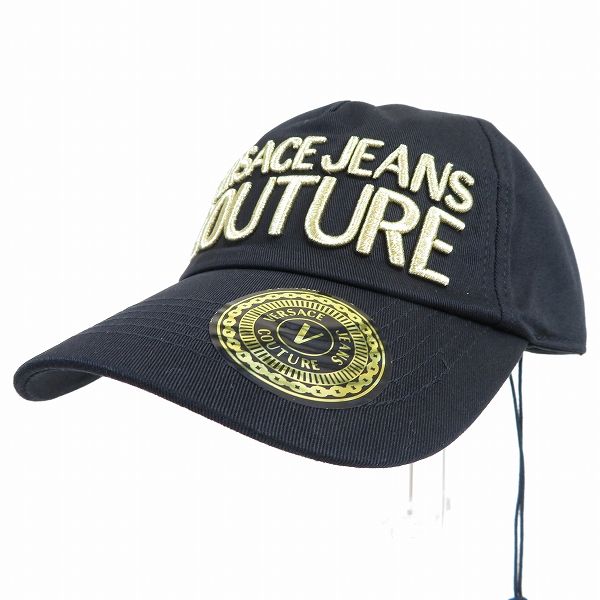 VERSACE JEANS COUTURE キャップ 美品 未使用 タグ付き VERSACE JEANS COUTURE ベルサーチェ ジーンズクチュール バロック