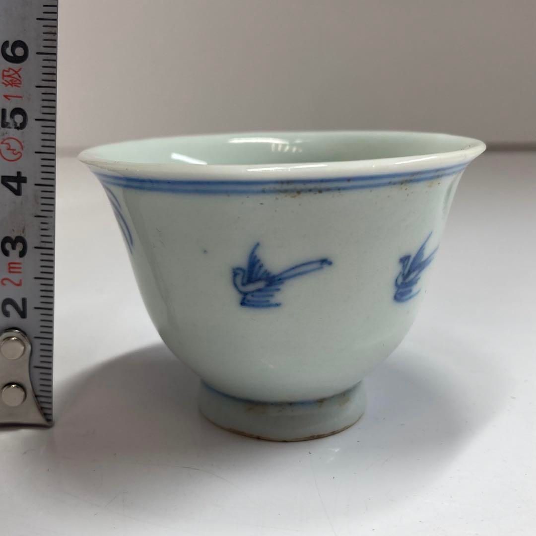 中国清時代　新渡青華煎茶碗5客　直径6.5㎝　本Y5-0726☆1F 中国清時代 新渡青華煎茶碗5客 直径6.5㎝ 本Y5-0726☆1F - メルカリ