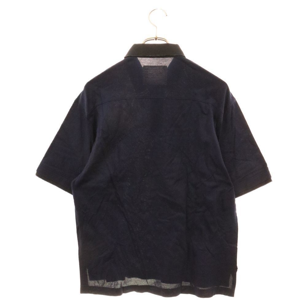Sacai (サカイ) 21SS Cotton Jersey Polo Shirt Sロゴ 刺繍 半袖
