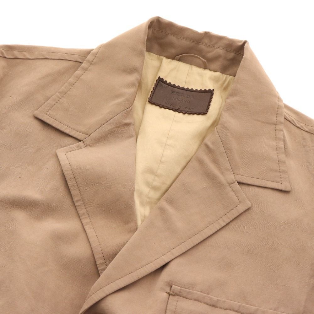 □ プラダ テーラードジャケット ブレザー アウター メンズ L