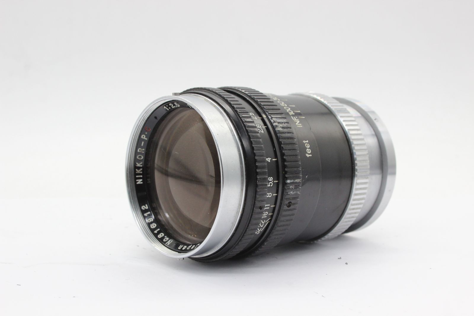 返品保証】 ニコン Nikon NIKKOR-P C 10.5cm F2.5 Sマウント レンズ s2072-