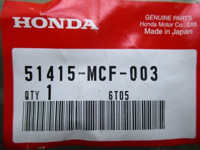 未使用です！ ホンダ（HONDA） 51415-NN4-G01 ブッシュ,スライド RTL300R 2017 HRC