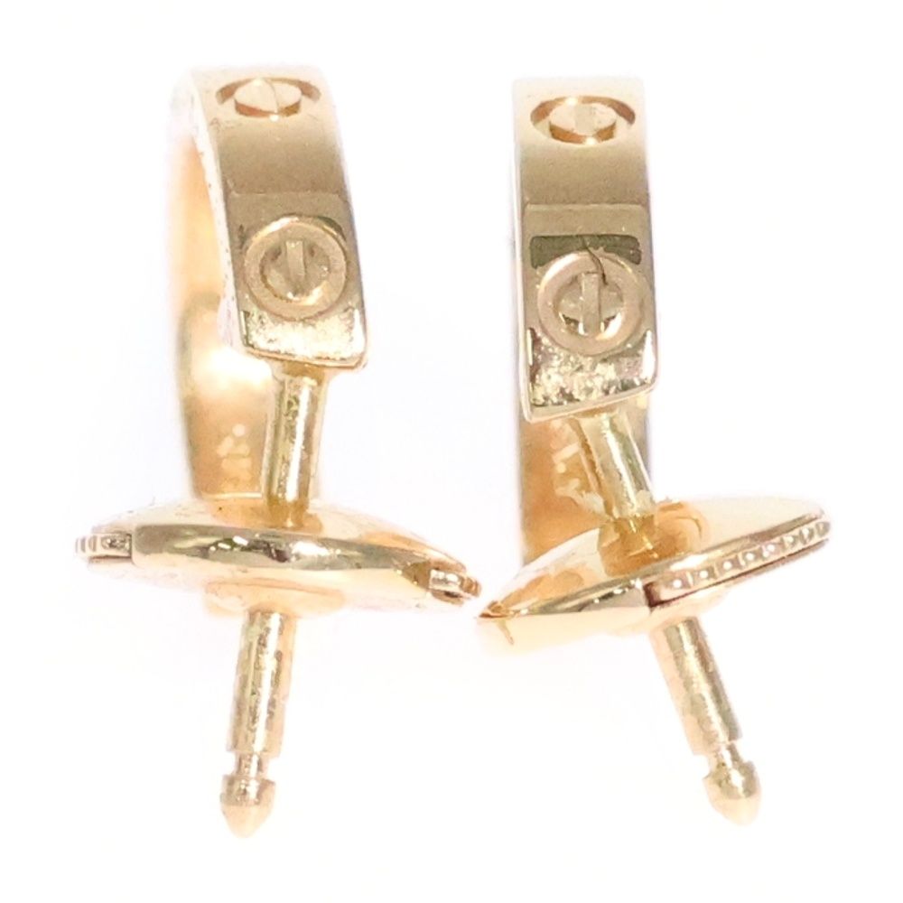 Cartier カルティエ ラブ フープ ピアス K18YG イエローゴールド