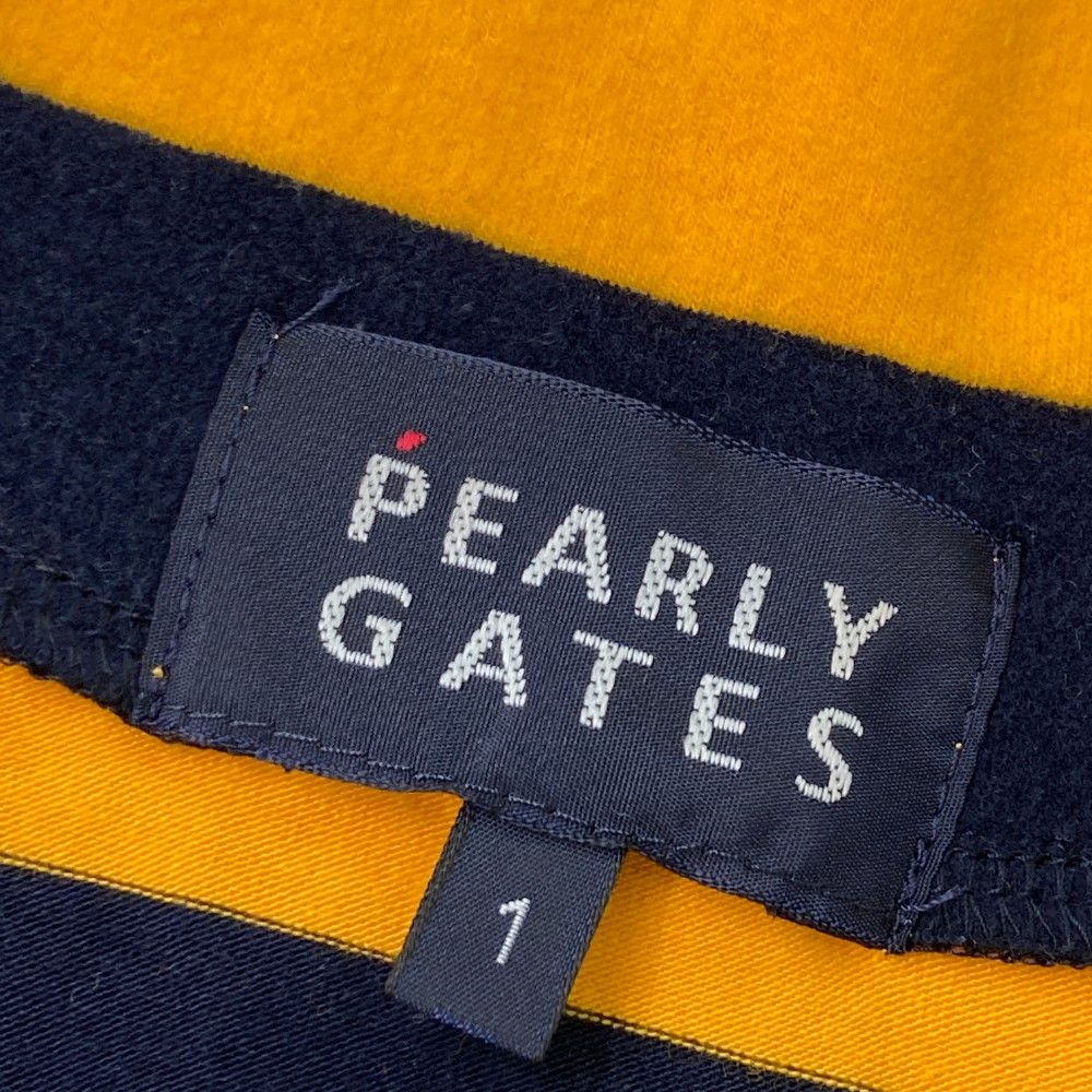 サイズ：1 PEARLY GATES パーリーゲイツ ハーフジップ長袖T