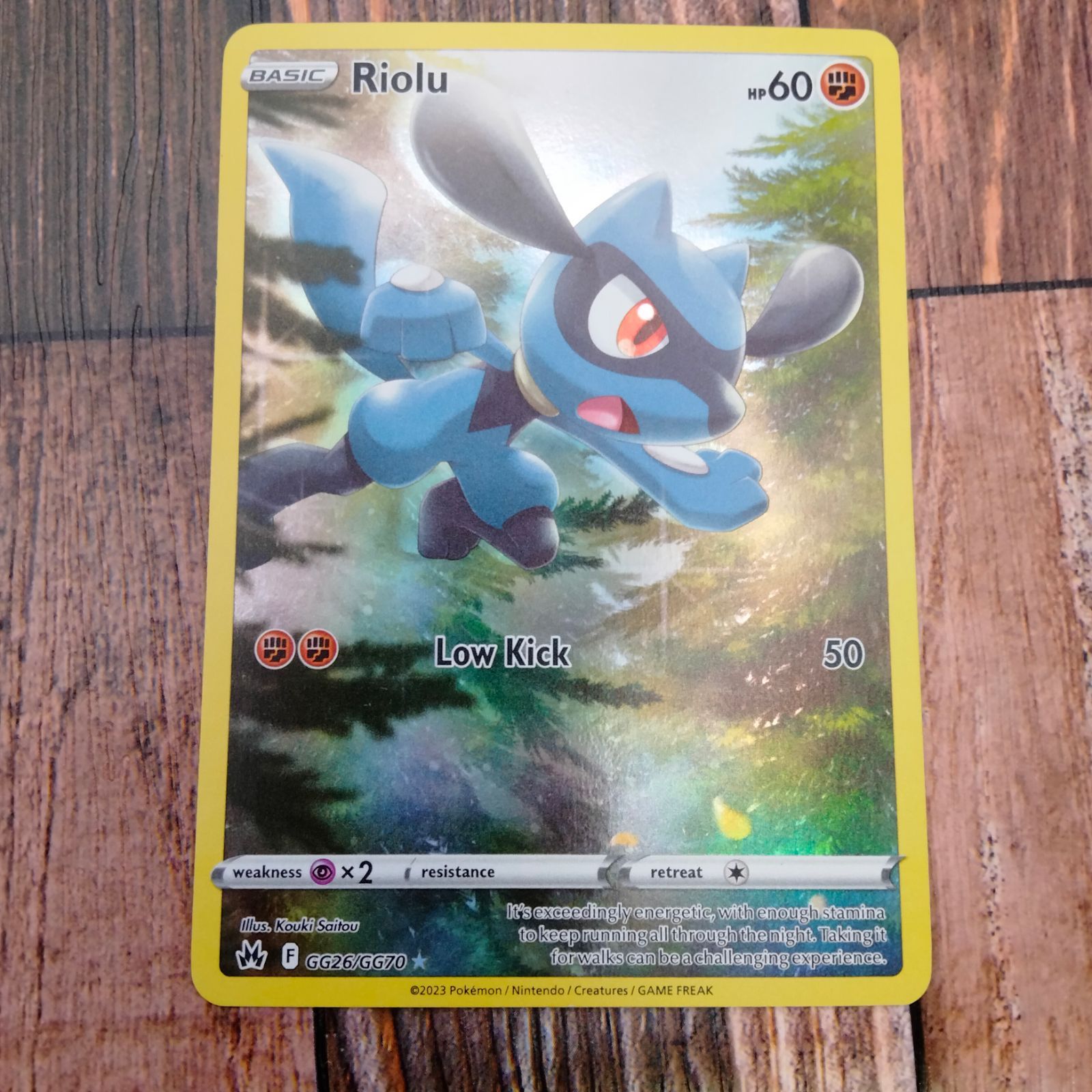 ポケモンカード 英語版 リオル GG26/GG70 AR - メルカリ