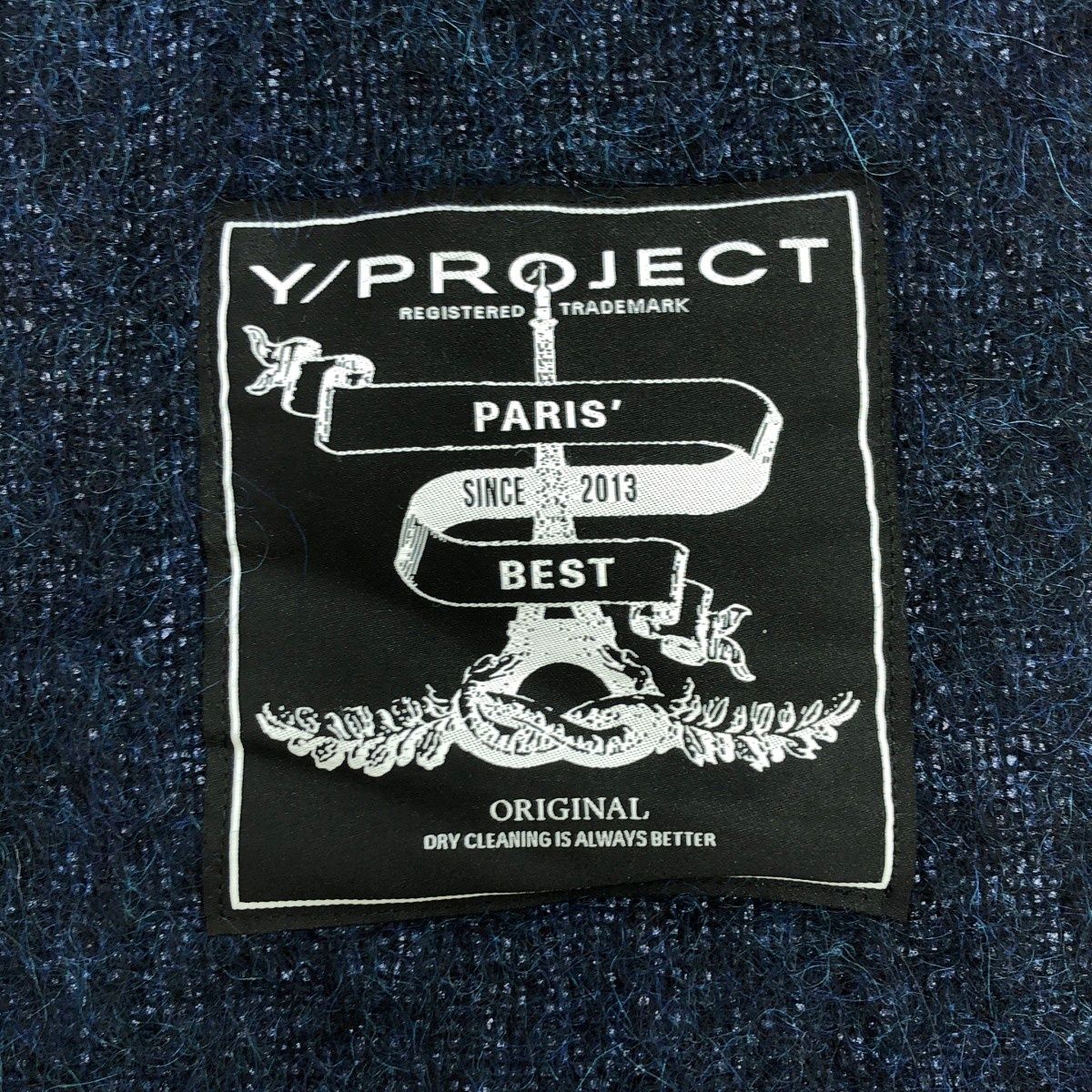 Y/PROJECT ワイプロジェクト モヘヤフリンジグラデーションマフラー