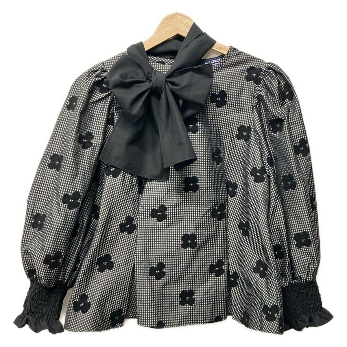 M'S GRACY size40 エムズグレイシー ワンピース size40 ブルー