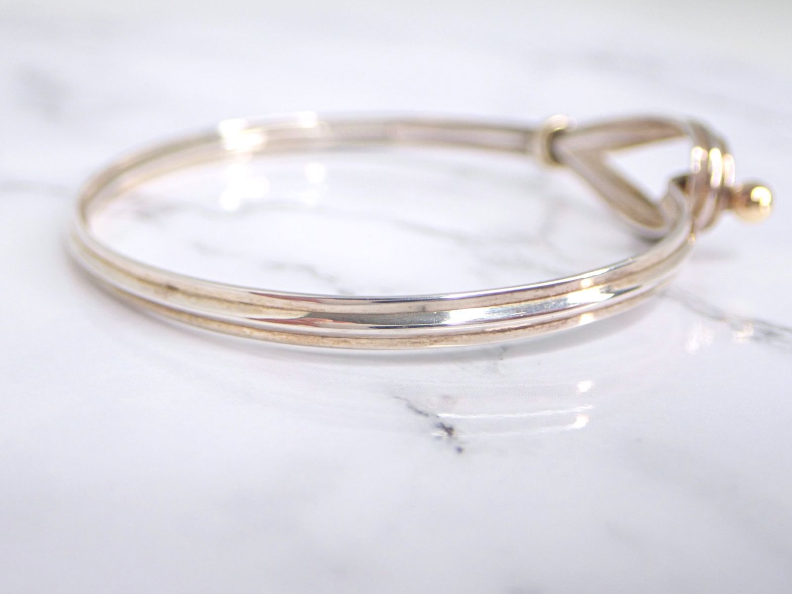 Tiffany ティファニー ブレスレット バングル フック&アイ