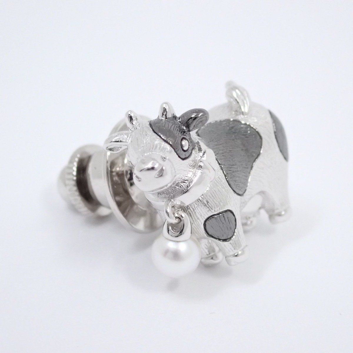 MIKIMOTO ミキモト 馬モチーフ ピンブローチ MIKIMOTO ミキモト 馬モチーフ ピンブローチ ムーン パール