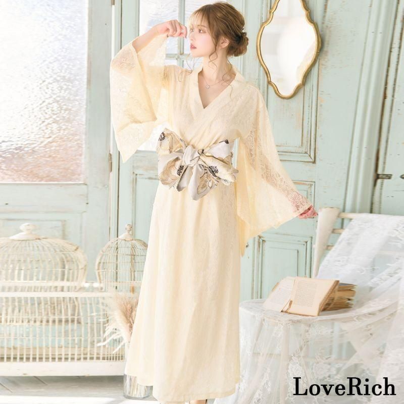 ラブリッチ 花魁 ドレス キャバドレス 着物 Amazon.co.jp: [LoveRich] ラブリッチ サテン和柄花魁ミニ着物