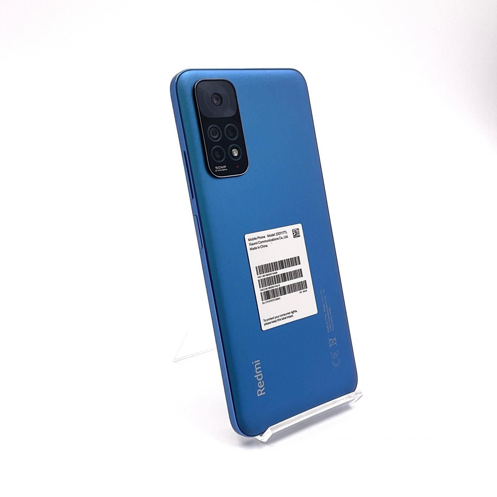 全額返金保証】【最速発送】Xiaomi Redmi Note 11 64GB