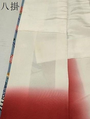 平和屋着物○上質な小紋 首里王朝紅型 花蝶文 反端