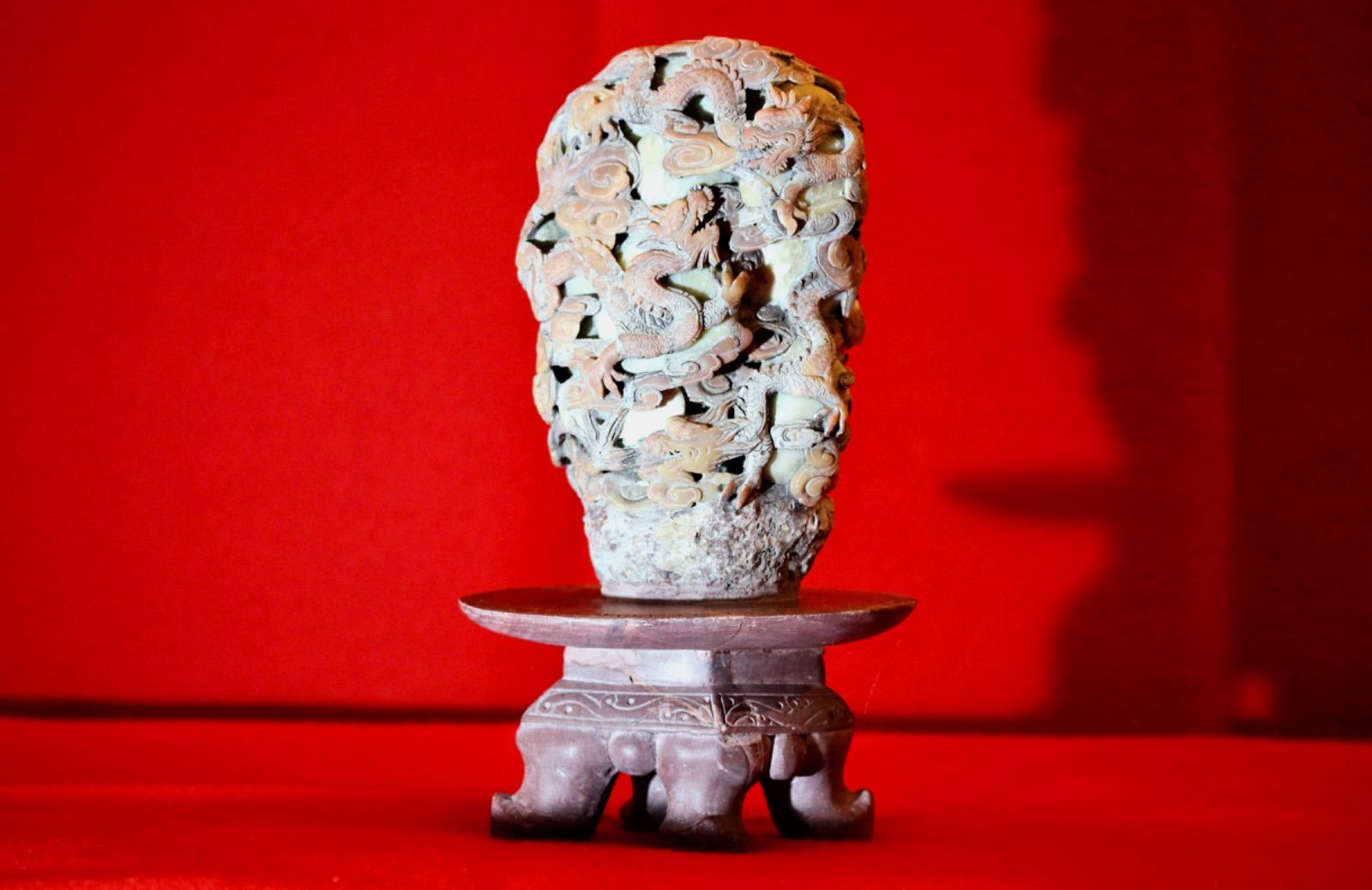 龍神コレクション・辰年のあなたへ【中国美術品 寿山石 細密彫刻 龍 