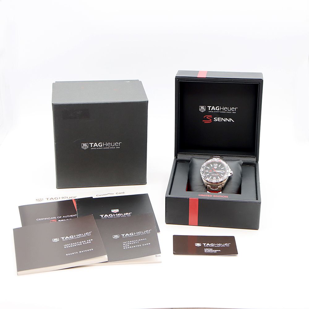 電池交換済 TAG Heuer タグホイヤー フォーミュラ1 アイルトン