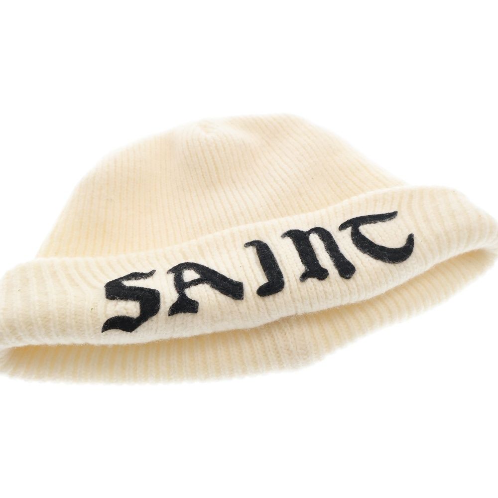SAINT MICHAEL (セントマイケル) 24AW KNIT CAP WHITE ニット