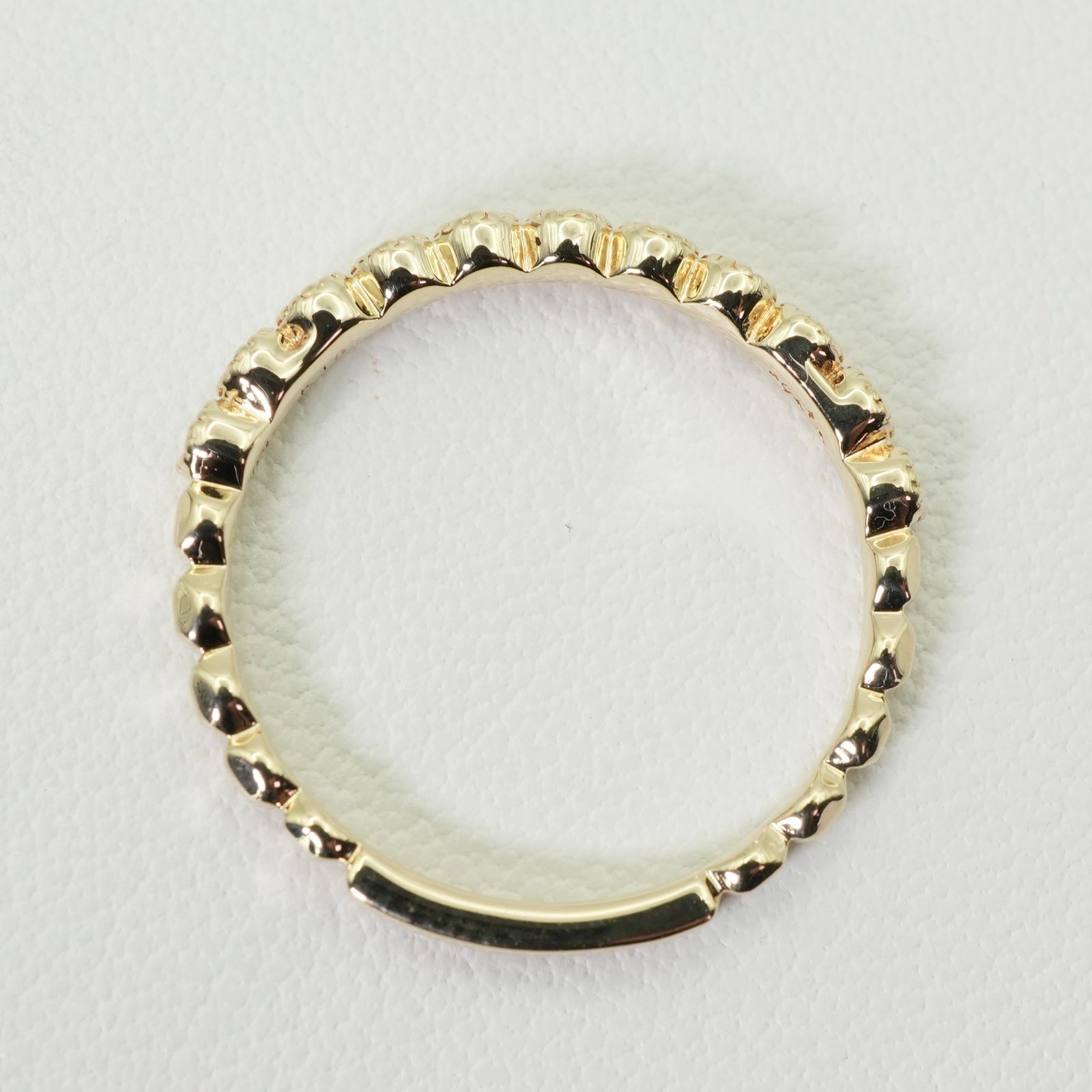 9 アガット フリルリング ハーフエタニティ ダイヤ K10/24-4812 - メルカリ 