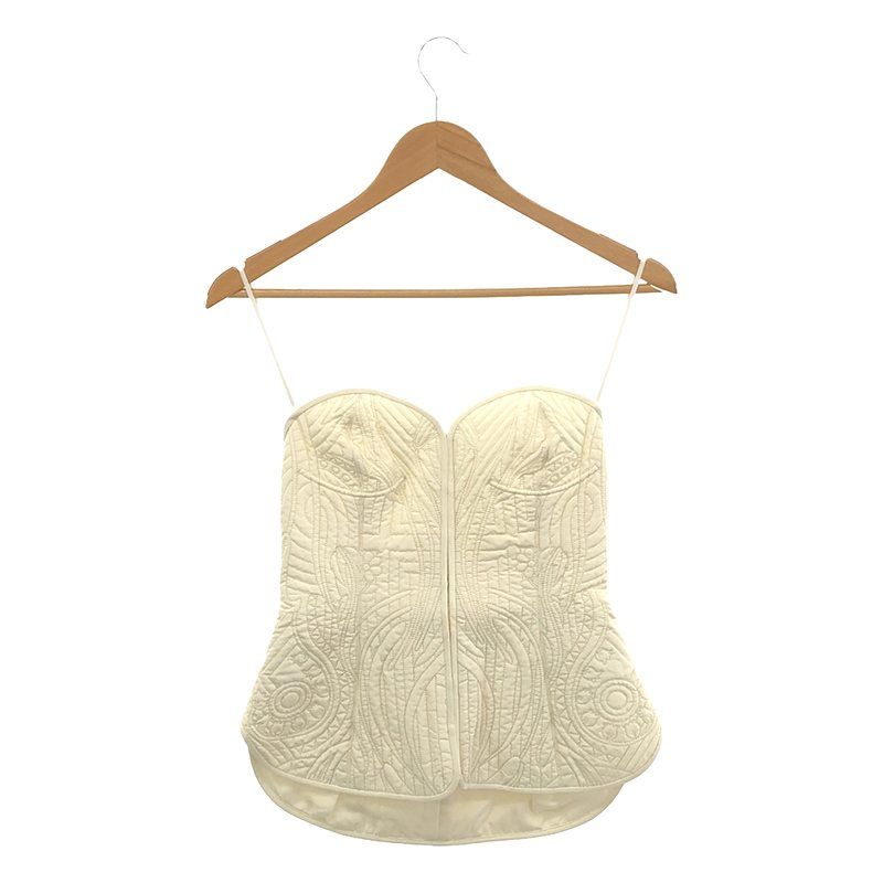 Mame Kurogouchi Floral Quilted Bustier 【新品】 Mame Kurogouchi