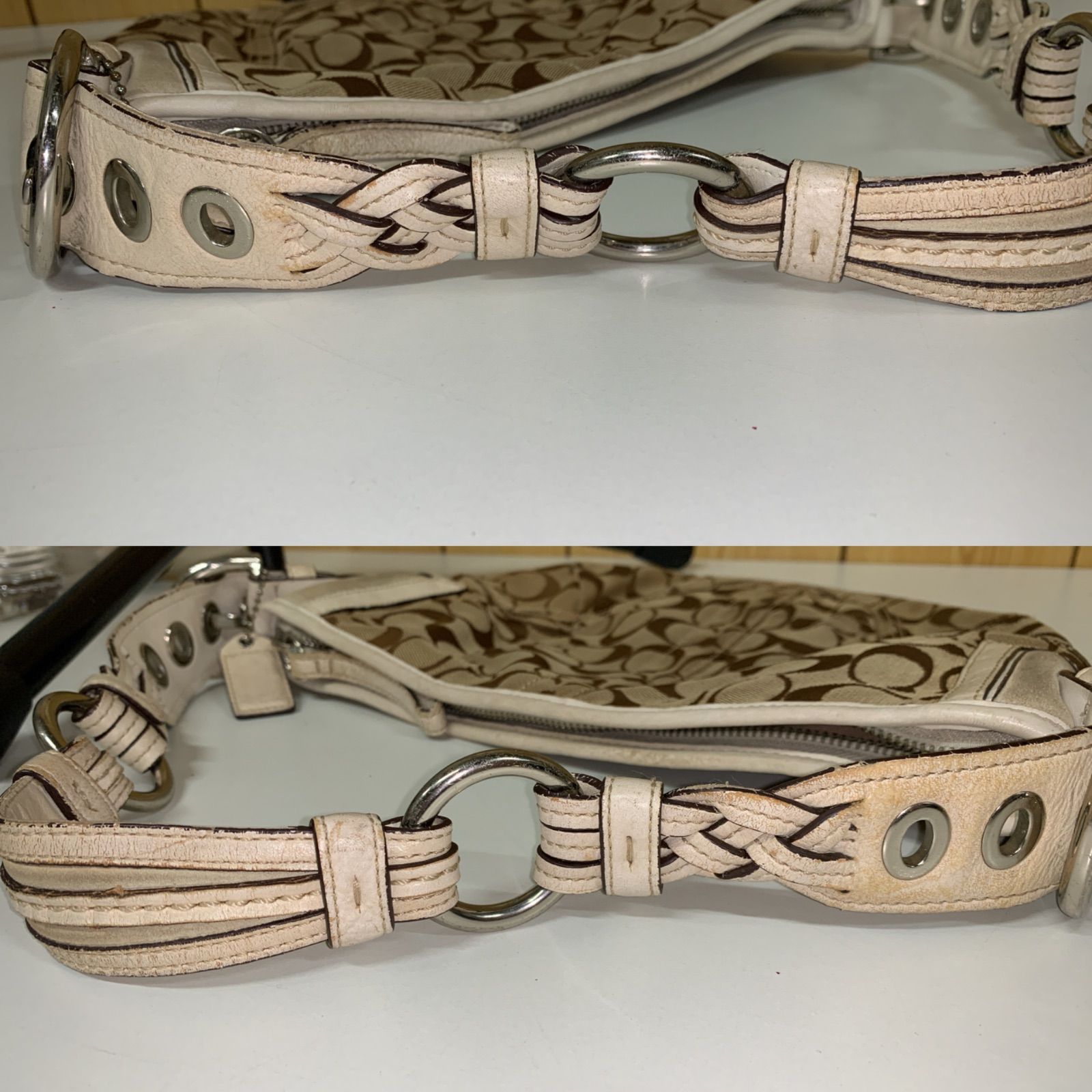 77 COACH コーチ ワンショルダーバッグ 6267 シグネチャー キャンバス