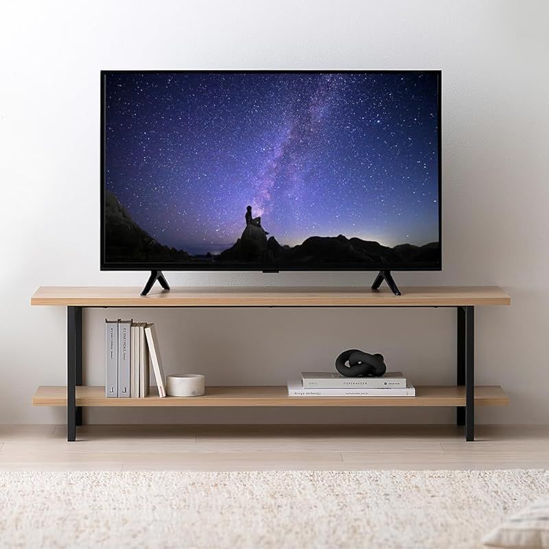 アイリスオーヤマ スペパ テレビ台 ローボード おしゃれ 北欧 スリム 収納 AＶボード ナチュラル|ブラック アイリスオーヤマ HAB-1000 HIROBIROシリーズ 0