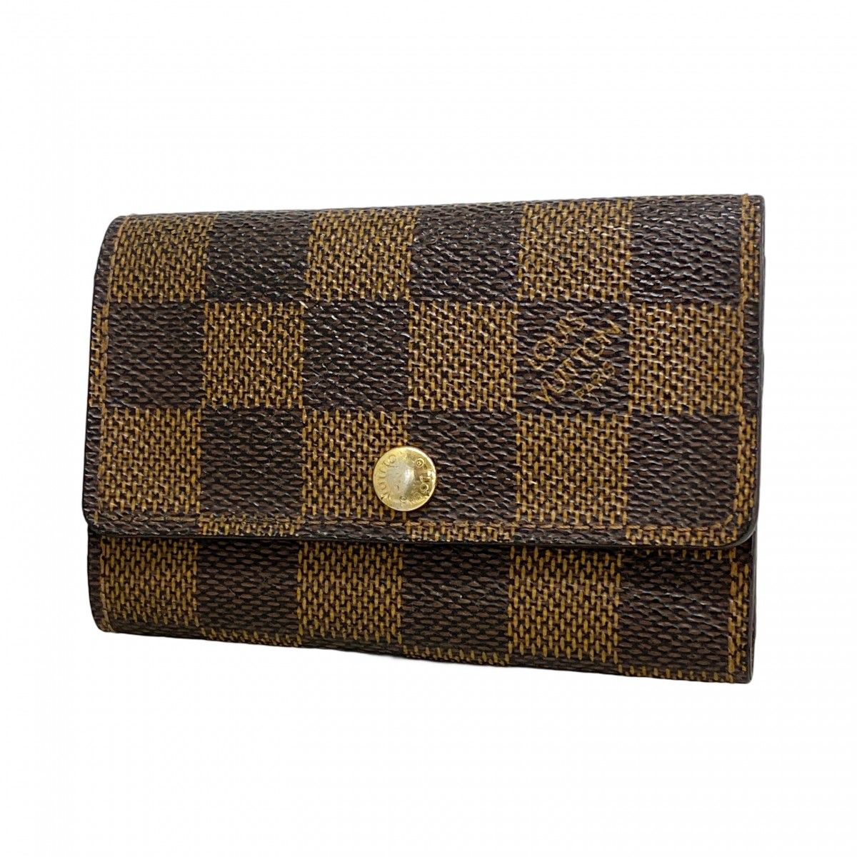 5md4175 ルイヴィトン キーケース ダミエ ミュルティクレ6 N62630 エベヌ レディース