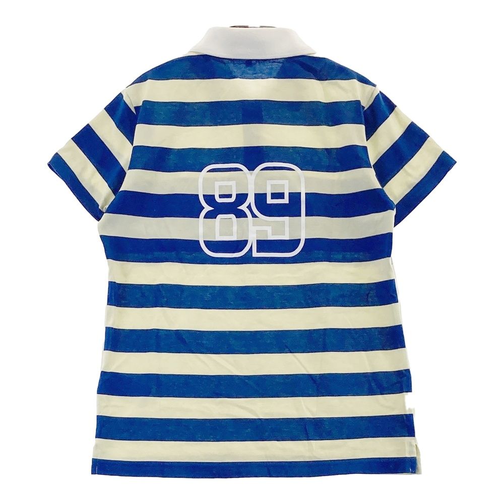 サイズ 0 PEARLY GATES パーリーゲイツ モデル 半袖ポロシャツ バックボーダー柄 ベージュ系 240101524277 ゴルフウェア レディース ストスト