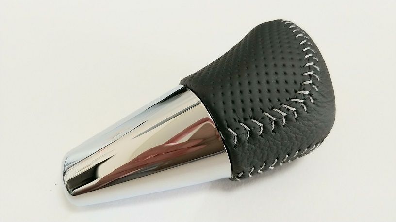 トヨタ純正 ディンプル本革シフトノブ シルバーステッチ プロボックス 160系