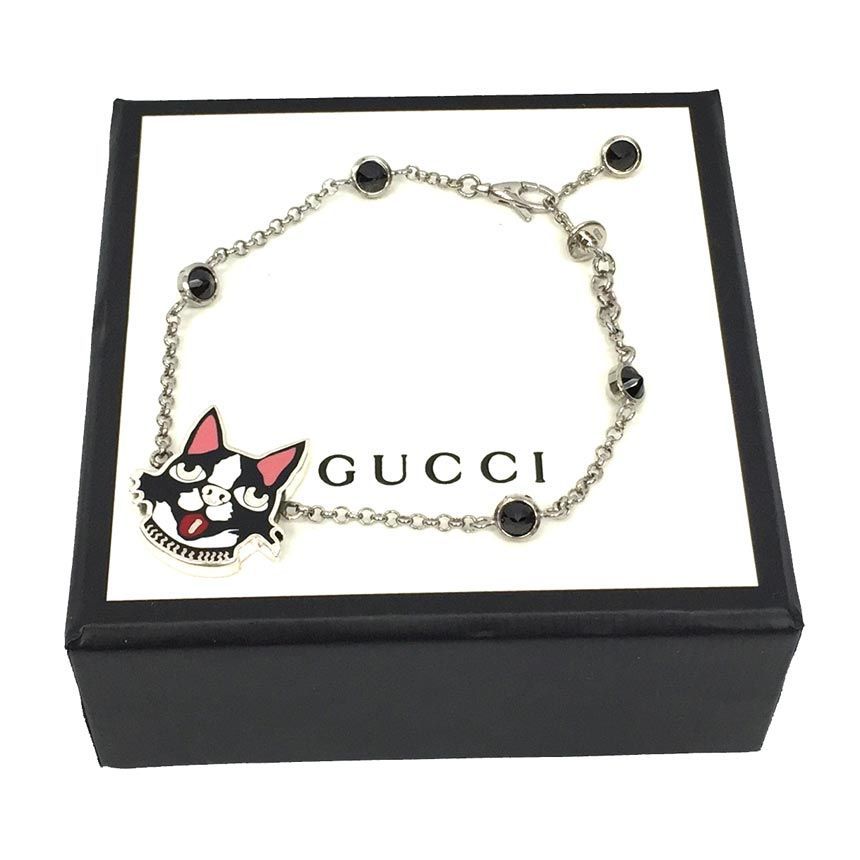 【美品✨】 GUCCI グッチ　アタッシュケース　トラベル　シェリー　GG柄 GUCCI グッチ BOSCO＆ORSO ブレスレット 472207 ボストンテリア
