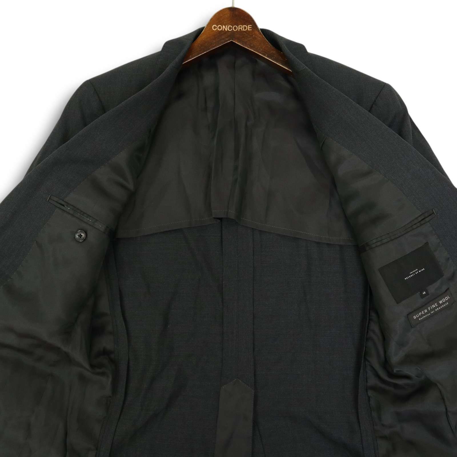 RECENCY OF MINE アバハウス 通年 SUPER FINE WOOL 背抜き☆ アンコン 