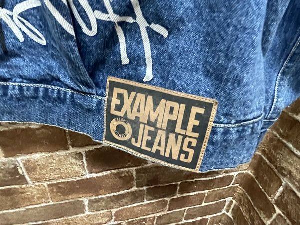 EXAMPLE エグザンプル 456122132 PEACE DENIM JACKET ピース