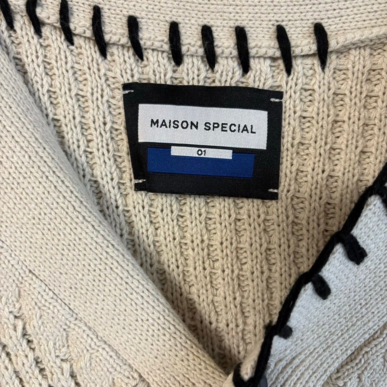 メゾンスペシャル MAISON SPECIAL 【 Oni Waffle Crazy Stitch