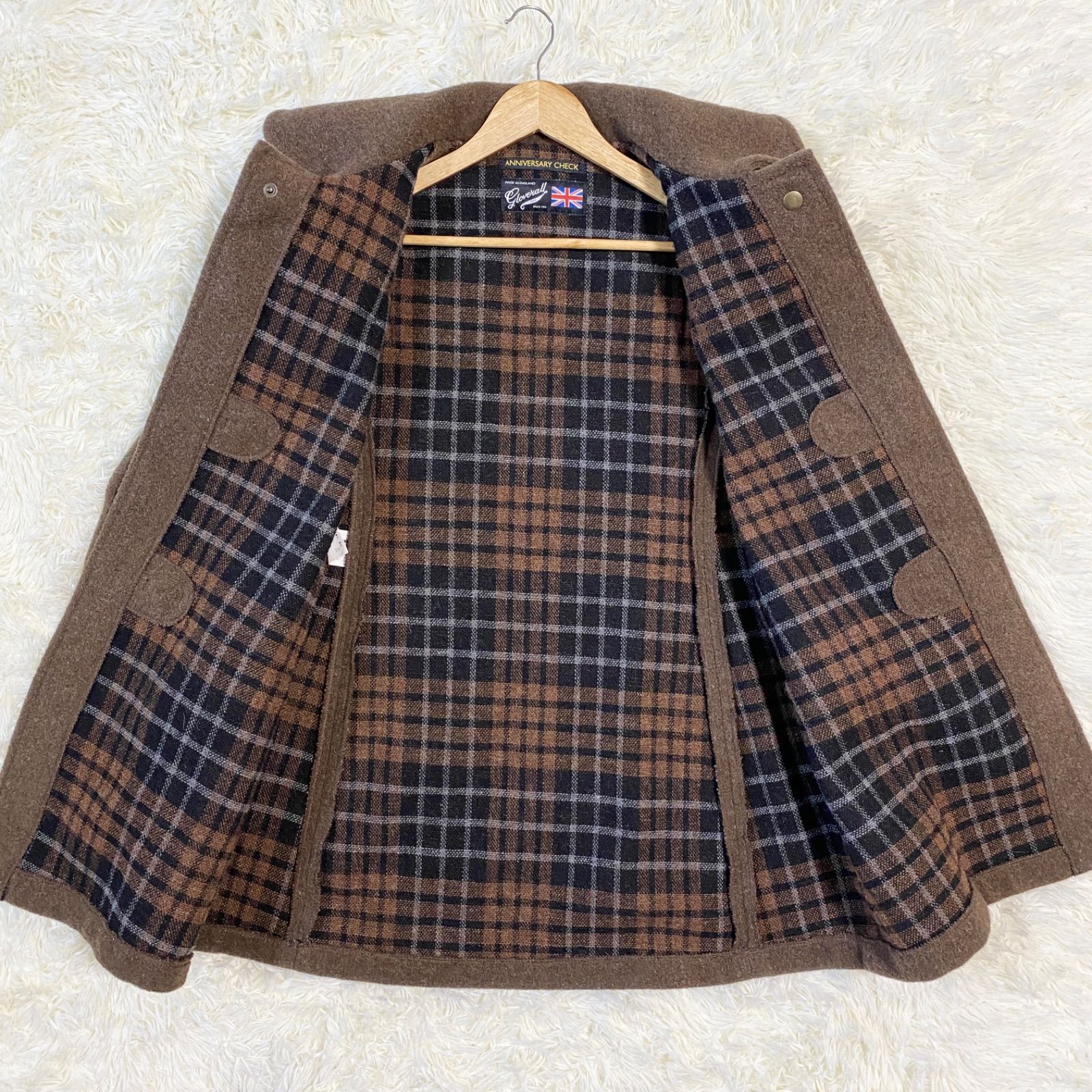 グローバーオール 50周年記念モデル ANNIVERSARY CHECK 希少✨【Gloverall✳︎50th ANNIVERSARY CHECK】グローバーオール