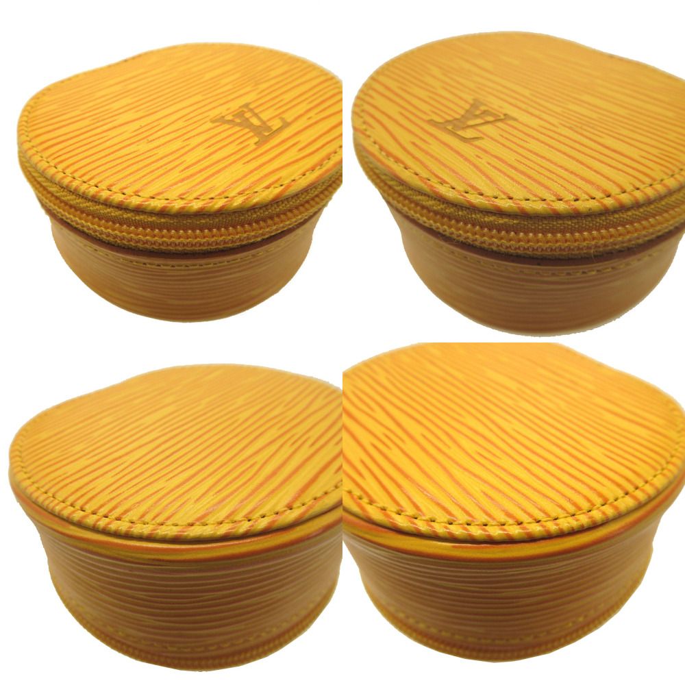 美品 ルイヴィトン M48229 エピ エクラン ビジュー タッシリ イエロー