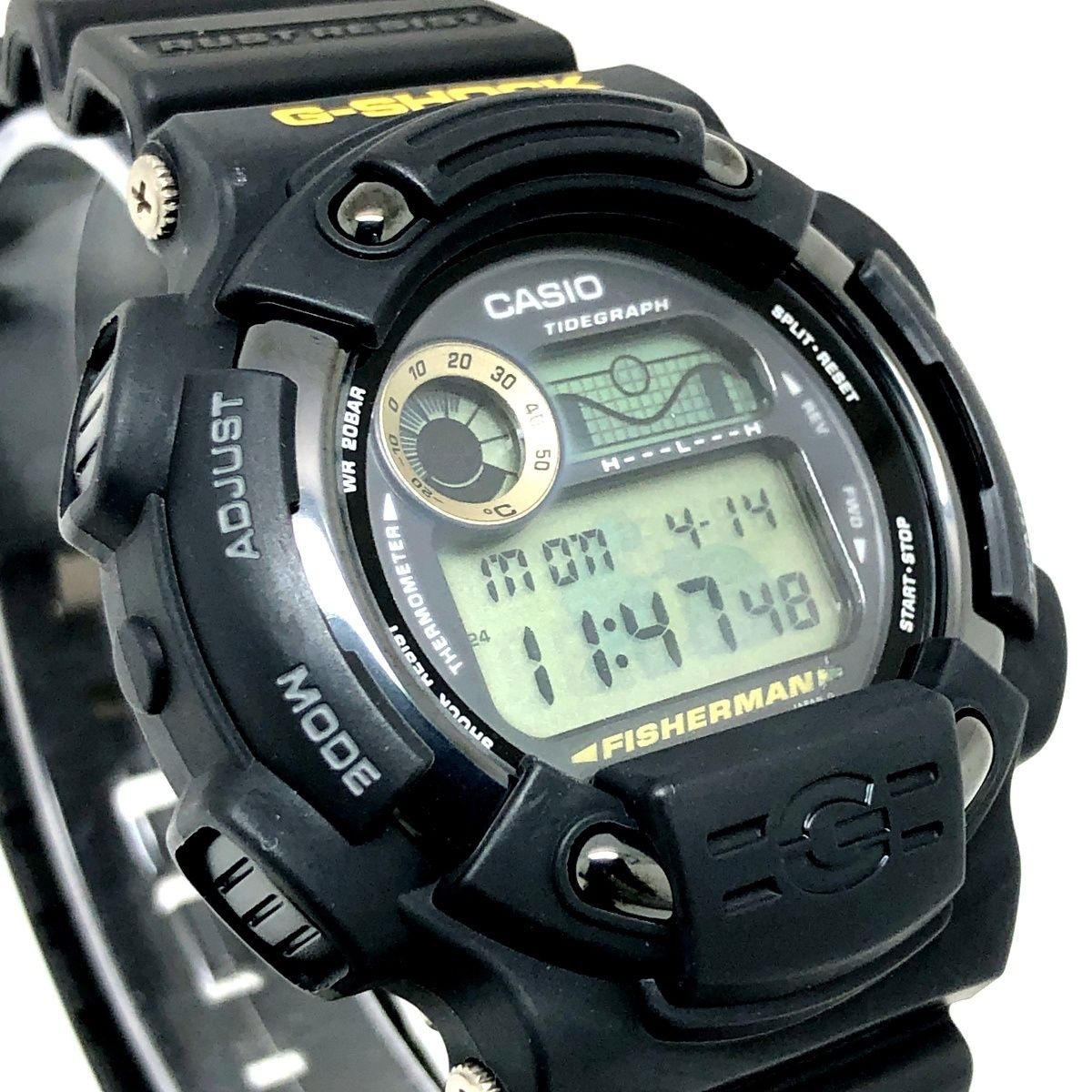 美品】G-SHOCK DW-8600 FISHERMAN 黒 CASIO G-SHOCK DW-8600YJ-9T