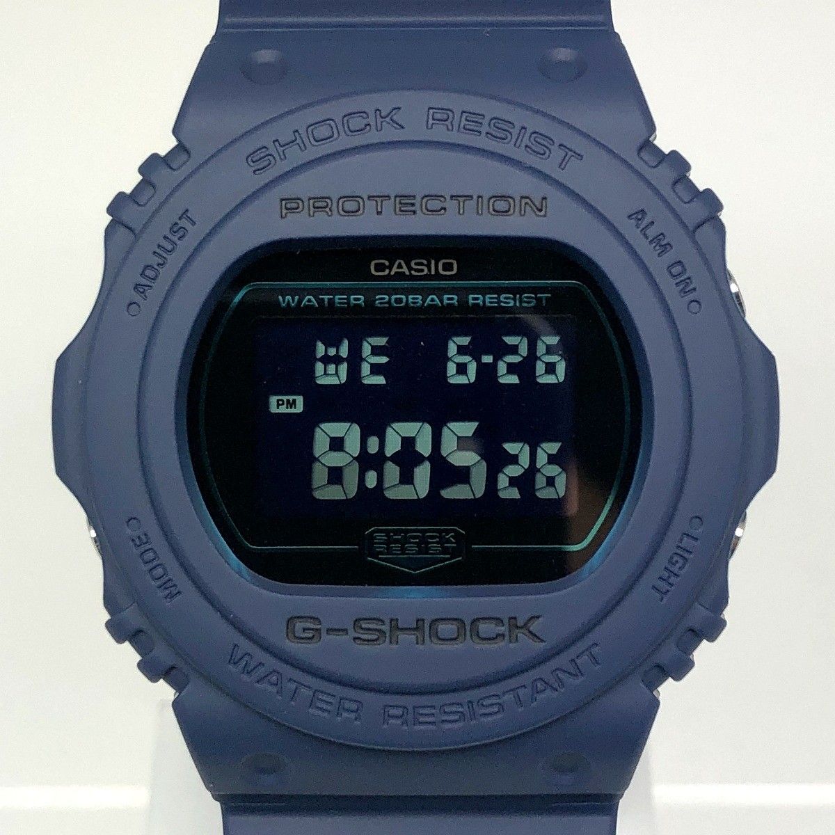 G-SHOCK ジーショック CASIO カシオ 腕時計 DW-5700BBM-2 スティング マットブルー ワントーン ラウンドモデル デジタル -  メルカリ